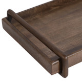 EV21203#S/3 18/22/26" Kazu Wood Trays, Brown