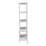 EV21207#71" Catalina  Fluted Wood Etagere, Cream