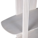 EV21207#71" Catalina  Fluted Wood Etagere, Cream