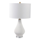 EV51353#24" Violetta 3d Printed Porcelain Table Lamp