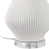 EV51353#24" Violetta 3d Printed Porcelain Table Lamp