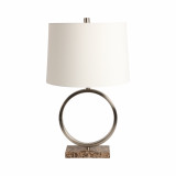 EV51356#24" Nashik Metal And Marble Table Lamp