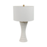 EV51368#26" Obsert 3d Printed Porcelain Table Lamp