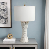 EV51368#26" Obsert 3d Printed Porcelain Table Lamp
