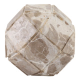 EV20995-01#4" Pompano Small Beige Marble Sphere