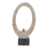 EV21212#18" Gorda Travertine Ring Statuary