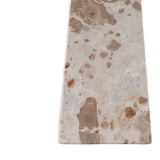 EV21220-02#18" Pompano Large Beige And White Marble Pyramid