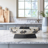 EV21225#18" Calhoun Bowl With Marble Base