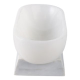 EV21227#12" Vero Marble And Alabaster Bowl