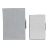 EV21255#S/2 11/14" Violi Suede Blue Angelite Gemstone Hard