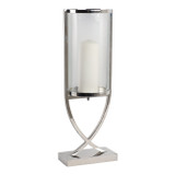 EV21259-01#23" Tomah Small Silver Candle Holder