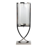 EV21259-01#23" Tomah Small Silver Candle Holder