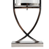 EV21259-02#27" Tomah Medium Silver Candle Holder