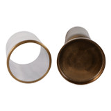 EV21266-02#36" Glenpool Medium Gold Candle Holder