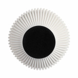 EV21276-02#16"coulter Large 3d Printed Porcelain Vase, Ivory