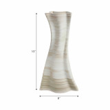 EV21279-02#15"caracol Large 3d Printed Porcelain Vase, Multi