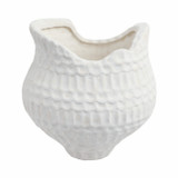 EV21281-01#12"callan Small Porcelain Vase, Ivory