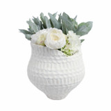 EV21281-01#12"callan Small Porcelain Vase, Ivory