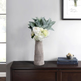 EV21283-01#14" Shelvin Small 3d Printed Porcelain Vase, Multi