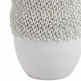 EV21286-02#14" Arroyo Medium 3d Printed Porcelain Vase, Ivory