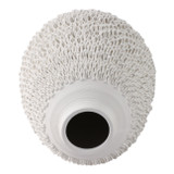 EV21286-02#14" Arroyo Medium 3d Printed Porcelain Vase, Ivory