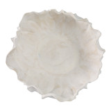 EV21290#14" Spadena Short Porcelain Bowl, Ivory
