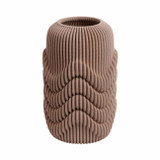 EV21295-02#15"ethos Large 3d Printed Porcelain Vase