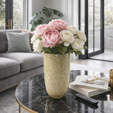 EV21397-02#12" Addis Large Green Glass Vase