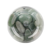 EV21345-04#8" Aventurine Tumbled Stone Filler, Green