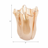 EV21412-02#10" Bartoli Medium Artisan Blown Glass  Vase