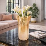 EV21412-03#13" Bartoli Large Artisan Blown Glass  Vase