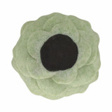 EV21456-02#6" Zelen Green Quartz Resin Flower Bowl