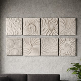 EV21457#S/8 14x14" Majorca Shell Wall Panels