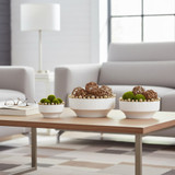 EV21714#S/3 7/8/10" Tamasi Gold Dot  Bowls 