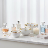 EV21714#S/3 7/8/10" Tamasi Gold Dot  Bowls 