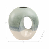 EV21743-01#10" Coimbra Small Circle Portugal Vase