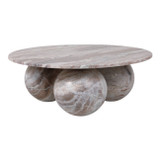 EV21779#40" Laszlo Marble Sphere Coffee Table