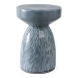 EV21891-01#17" Mendoza Small Art Glass Table, Teal