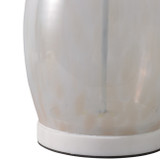 EV21895-01#19" Estero Tall Art Table W/marble Top, White, Kd