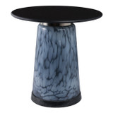 EV21897-01#19" Posados Tall Art Table W/marble Top, Blue