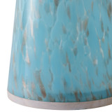 EV21900-01#20" Rawson Art Glass Table W/wood Top, Brown/green