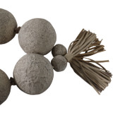 EV21905-01#53"cardiff Cream Eco-mix Garland W/leather Tassels