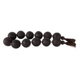 EV21905-02#53"cardiff Brown Eco-mix Garland W/leather Tassels