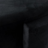 EV21923#48" Aberdeen Black Velvet Bench