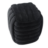 EV21925-03#19" Machar Black Velvet Knot Stool