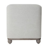 EV21927#18" Pharlain Square Stool With Wood Feet