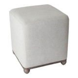 EV21927#18" Pharlain Square Stool With Wood Feet