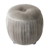 EV21929-03#19" Newry Taupe Velvet Storage Stool