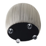 EV21929-03#19" Newry Taupe Velvet Storage Stool