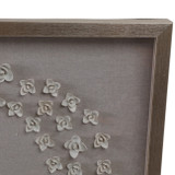 EV21954#30x30 Payens Dimensional Flower Shadowbox Art